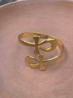 Premium Gold Plated Ankh Bracelet