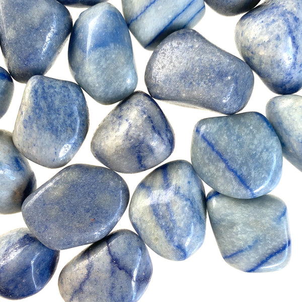 Tumbled Blue Quartz