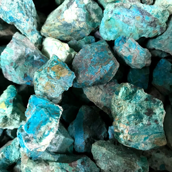 Exquisite Grade Rough Chrysocolla (Peru)