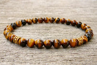 Small Tiger Eye Beaded Bracelet