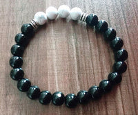 Howlite & Black Onyx Bracelet