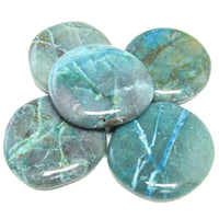 Peruvian Chrysocolla Palm Stone