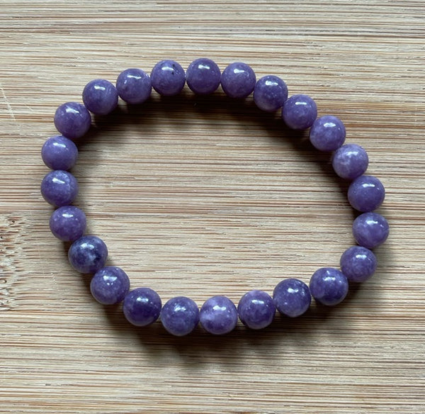 Lepidolite Beaded Bracelet