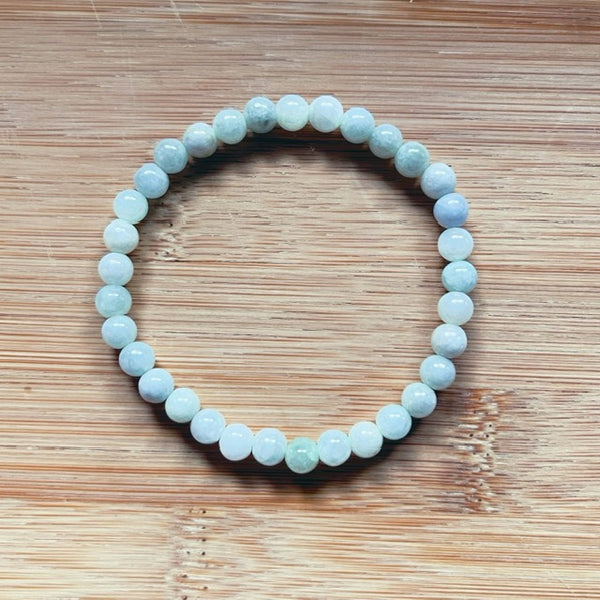 Small Jade Beaded Bracelet