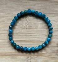 SMALL Madagascar Blue Apatite Bracelet