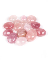 Madagascar Rose Quartz Palm Stone