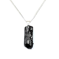 Rough Black Tourmaline Pendant