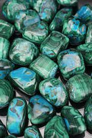 Rare Tumbled Chrysocolla & Malachite