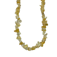 Long Brazilian Citrine Chip Necklace