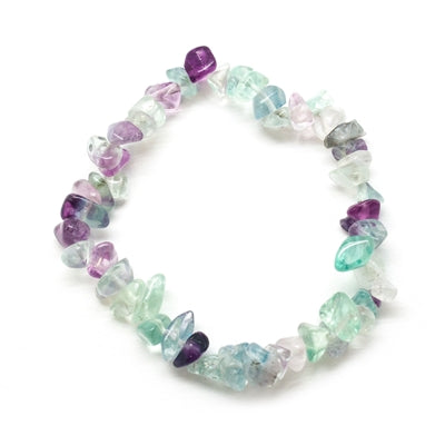 Fluorite Chip Bracelet for Mental Clarity