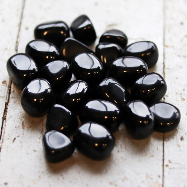 Tumbled Black Obsidian