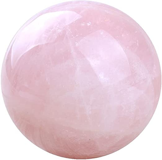 Rose Quartz Prosperity Sphere with Stand