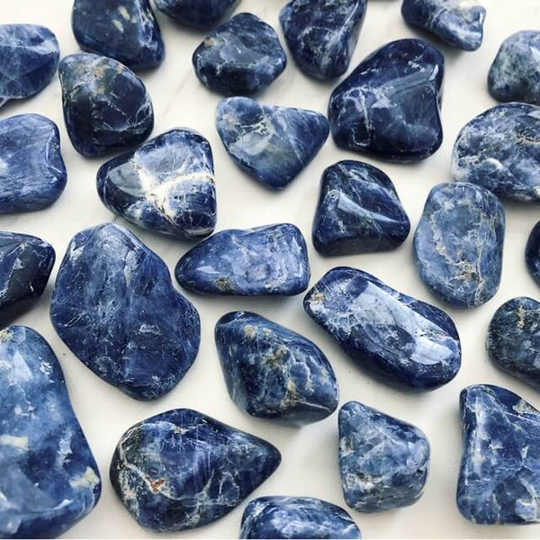 Tumbled Sodalite