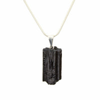 Small Rough Black Tourmaline Necklace