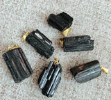 Black Tourmaline Pendant Small