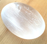 Moroccan Selenite Palm Stone