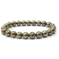 X-Small Pyrite Beaded Bracelet