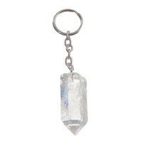 Clear Quartz Point Keychain