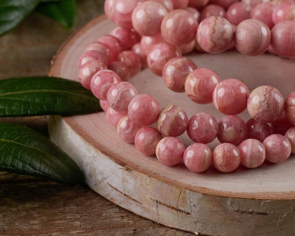 Rare Small Genuine Argentinean Rhodochrosite Bracelet