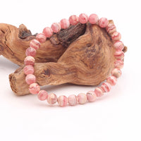 Rare Genuine Argentinean Rhodochrosite Bracelet