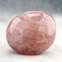 Madagascar Rose Quartz Palm Stone