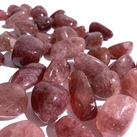 Tumbled Strawberry Quartz